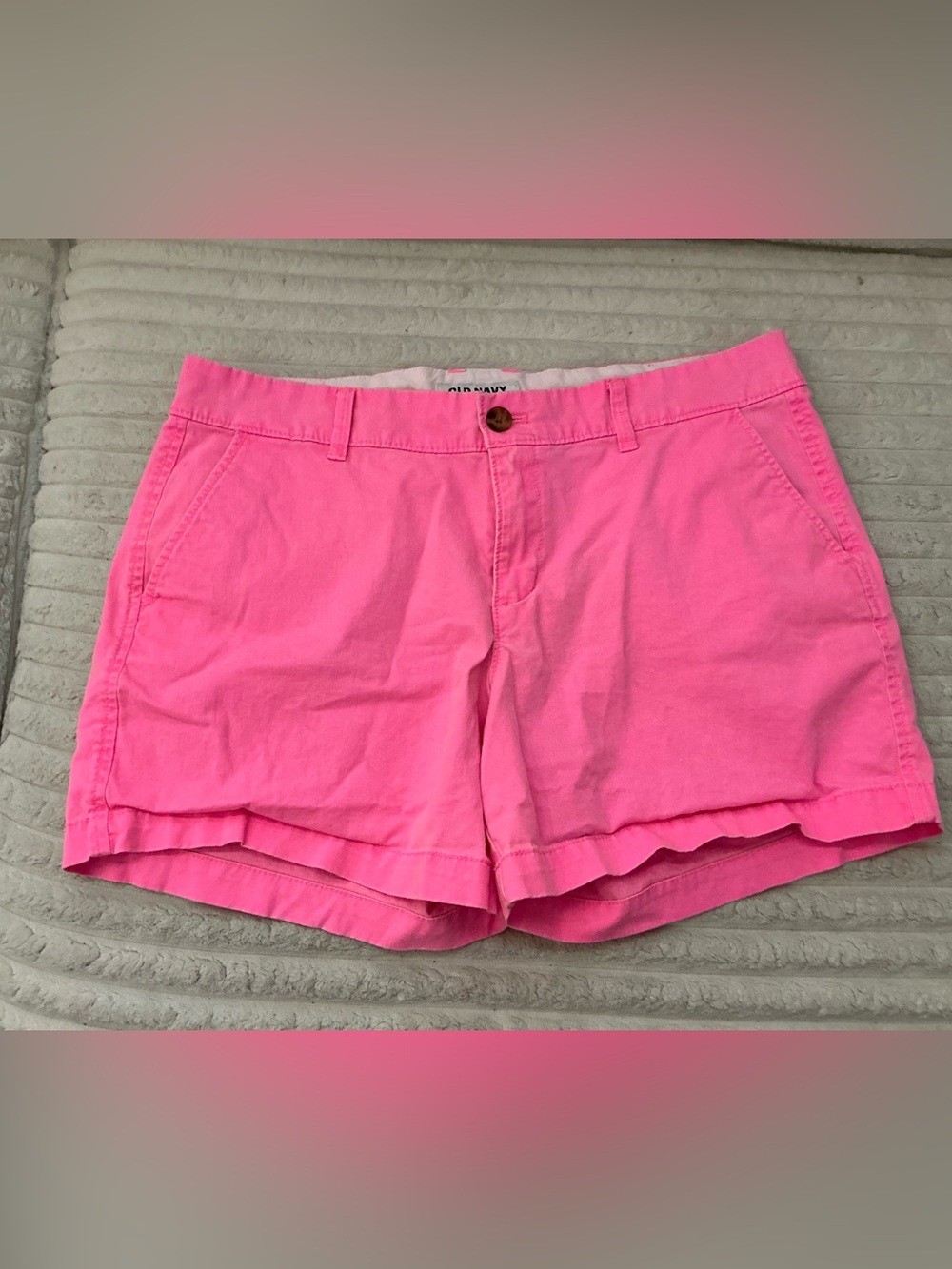 Old Navy Bright Pink Women’s Cotton Shorts